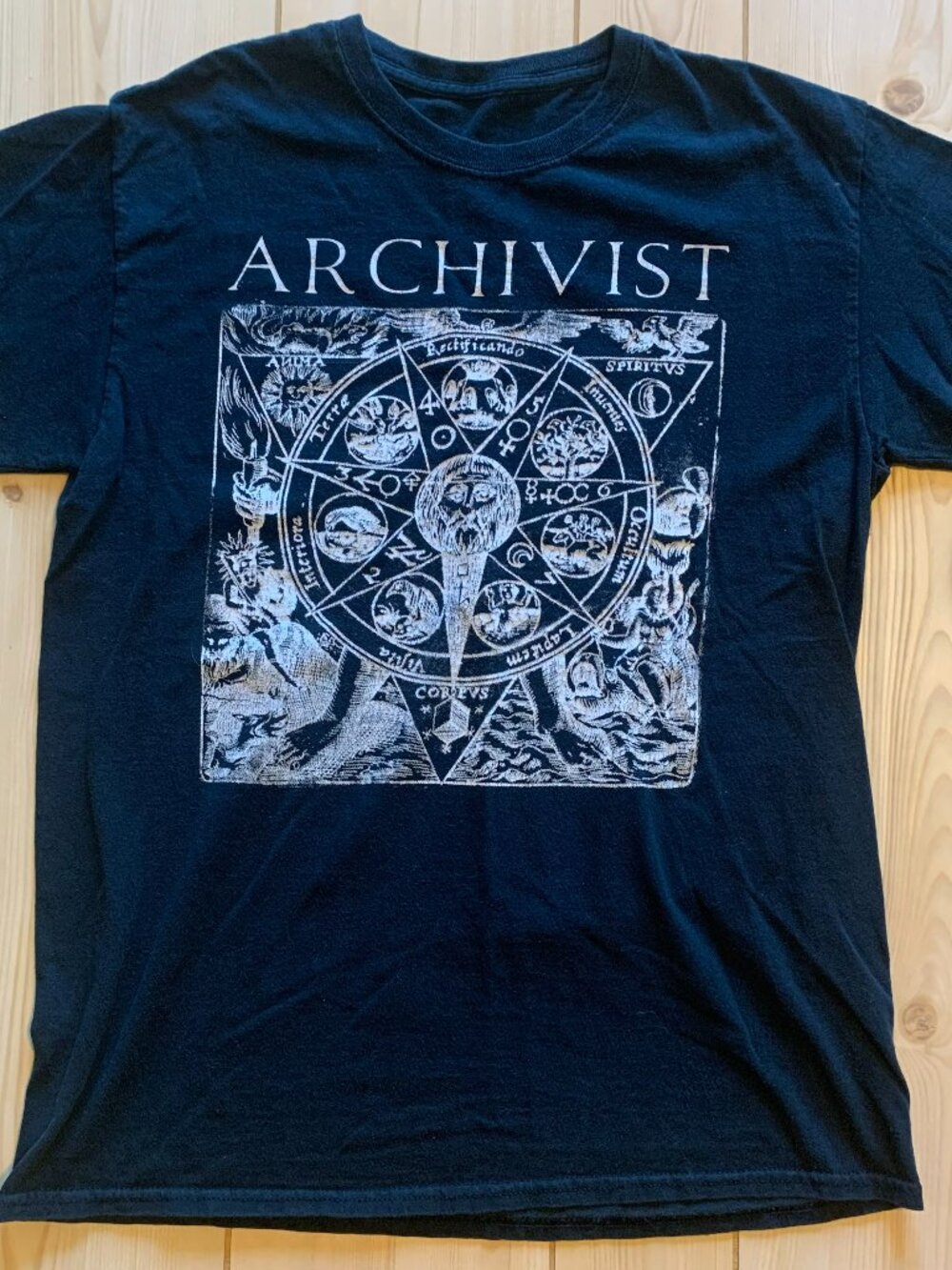 Grunge Punk Archivist Rock Band Music Artist Album Musician Sigil T-Shirt M